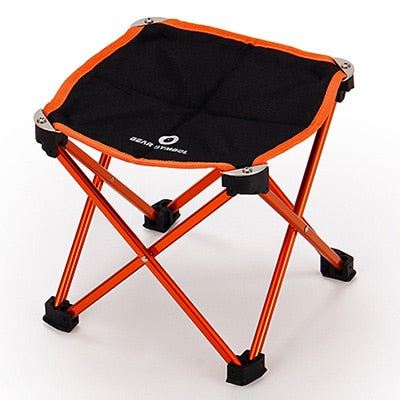 Portable Chair Foldable DIY Table Chair Desk Camping BBQ Hiking Traveling Outdoor Picnic 7075 Aluminium Alloy Ultra-light Chair