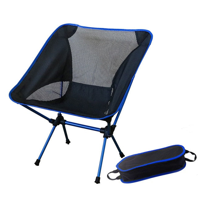 Portable Chair Foldable DIY Table Chair Desk Camping BBQ Hiking Traveling Outdoor Picnic 7075 Aluminium Alloy Ultra-light Chair