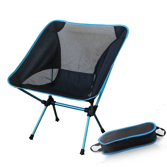 Portable Chair Foldable DIY Table Chair Desk Camping BBQ Hiking Traveling Outdoor Picnic 7075 Aluminium Alloy Ultra-light Chair