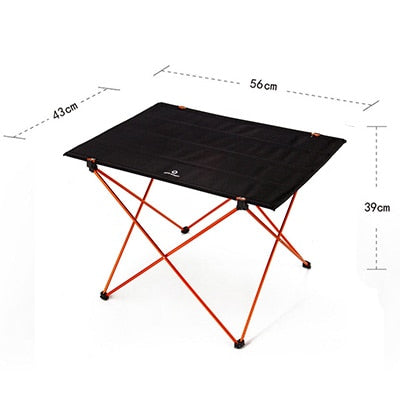 Portable Chair Foldable DIY Table Chair Desk Camping BBQ Hiking Traveling Outdoor Picnic 7075 Aluminium Alloy Ultra-light Chair