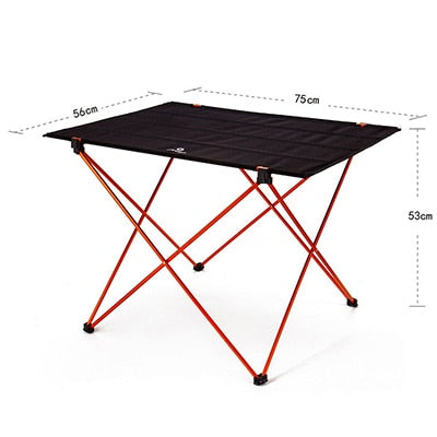 Portable Chair Foldable DIY Table Chair Desk Camping BBQ Hiking Traveling Outdoor Picnic 7075 Aluminium Alloy Ultra-light Chair