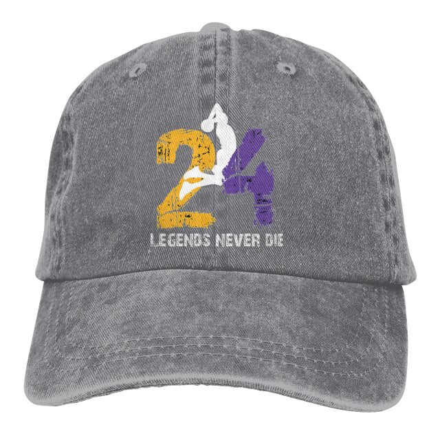 kobe bryant Baseball Cap Men Caps colors Women Summer Snapback Breathable Unisex Dropshipping 24 Legends Never Die Caps