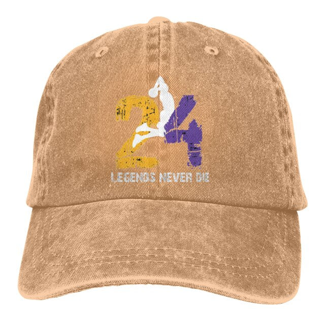 kobe bryant Baseball Cap Men Caps colors Women Summer Snapback Breathable Unisex Dropshipping 24 Legends Never Die Caps