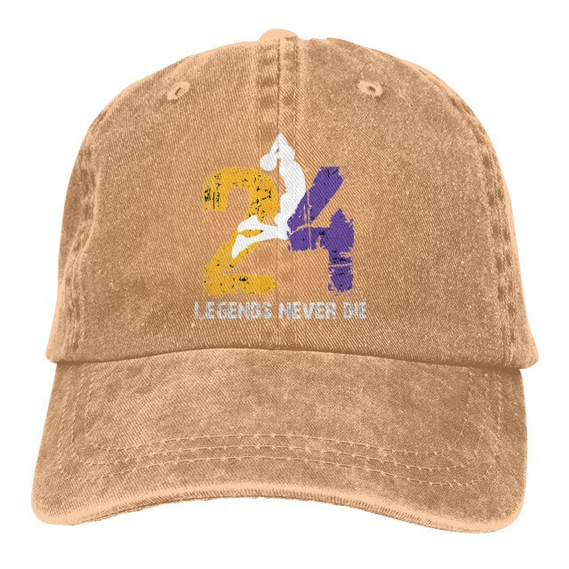 kobe bryant Baseball Cap Men Caps colors Women Summer Snapback Breathable Unisex Dropshipping 24 Legends Never Die Caps