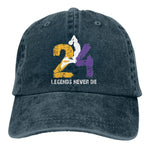 kobe bryant Baseball Cap Men Caps colors Women Summer Snapback Breathable Unisex Dropshipping 24 Legends Never Die Caps