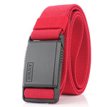 2020 Fashion Nylon Belt Metal Magnetic Buckle Adjustable Belts For Men Military Combat Elastic Belts High Quality Wear-resistant