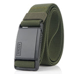2020 Fashion Nylon Belt Metal Magnetic Buckle Adjustable Belts For Men Military Combat Elastic Belts High Quality Wear-resistant