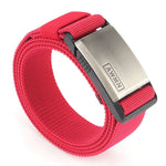 2020 Fashion Nylon Belt Metal Magnetic Buckle Adjustable Belts For Men Military Combat Elastic Belts High Quality Wear-resistant