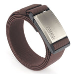2020 Fashion Nylon Belt Metal Magnetic Buckle Adjustable Belts For Men Military Combat Elastic Belts High Quality Wear-resistant