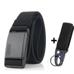 2020 Fashion Nylon Belt Metal Magnetic Buckle Adjustable Belts For Men Military Combat Elastic Belts High Quality Wear-resistant