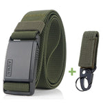 2020 Fashion Nylon Belt Metal Magnetic Buckle Adjustable Belts For Men Military Combat Elastic Belts High Quality Wear-resistant