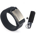 2020 Fashion Nylon Belt Metal Magnetic Buckle Adjustable Belts For Men Military Combat Elastic Belts High Quality Wear-resistant