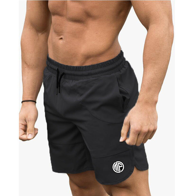 Fitness Shark Summer Jogger Shorts Men Patchwork Running Sports Workout Shorts Quick Dry Training Gym Athletic Shorts