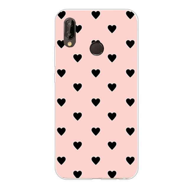 Love Heart Case For Huawei P20 Lite Pro Phone Cover for Huawei P30 lite P 30 Pro Mate 20 lite Honor 8X Back Case Silicone Fundas