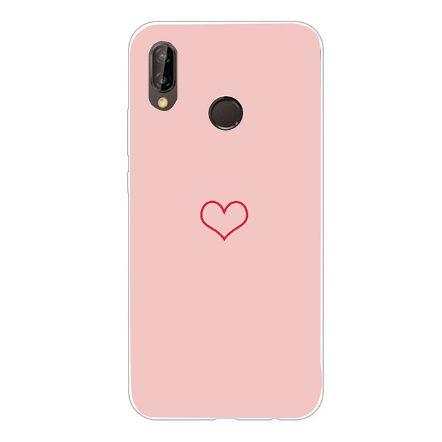 Love Heart Case For Huawei P20 Lite Pro Phone Cover for Huawei P30 lite P 30 Pro Mate 20 lite Honor 8X Back Case Silicone Fundas