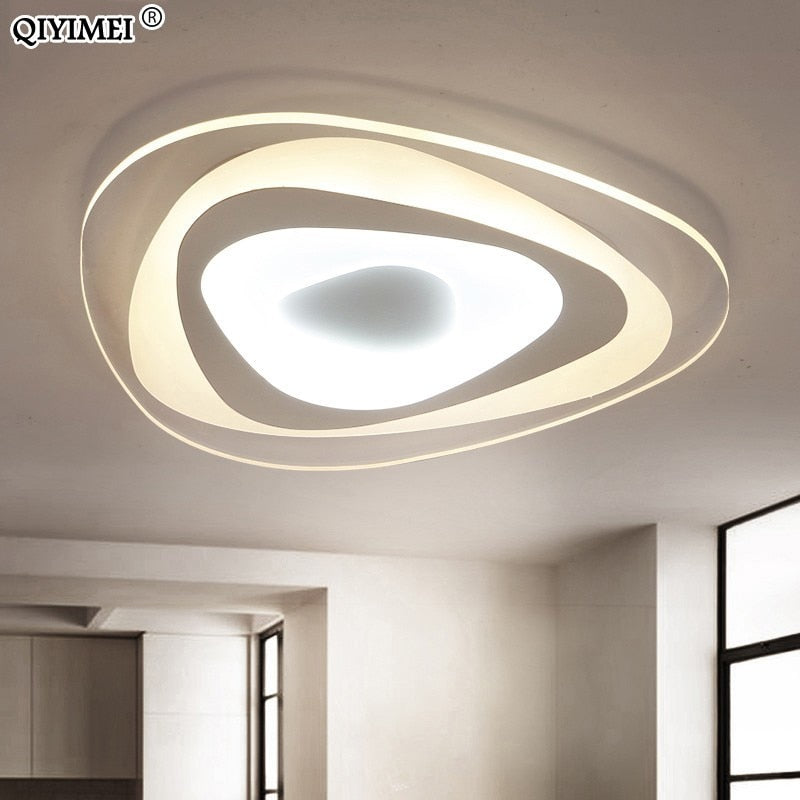 Ultrathin Triangle Ceiling Lights lamps for living room bedroom lustres de sala home Dec LED Chandelier ceiling