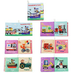 Baby Soft Cloth Books Rustling Sound Washable English Books Newborn Babies 0-12 month Intelligent Early-Educational Toys for Kid