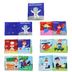 Baby Soft Cloth Books Rustling Sound Washable English Books Newborn Babies 0-12 month Intelligent Early-Educational Toys for Kid