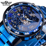 Jaragar 2017 Flying Series Golden Bezel Scale Dial Design Stainless Steel Mens Watch Top Brand Luxury Automatic Mechanical Watch