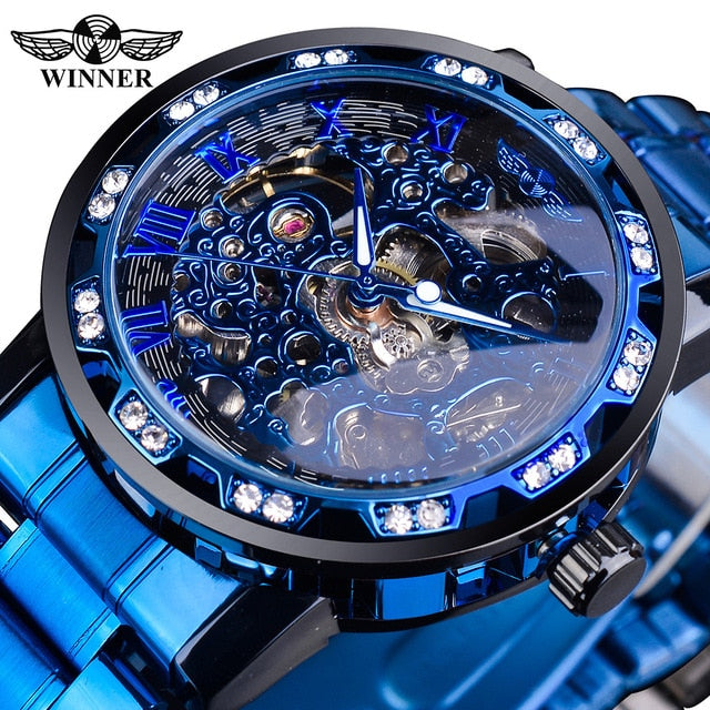 Jaragar 2017 Flying Series Golden Bezel Scale Dial Design Stainless Steel Mens Watch Top Brand Luxury Automatic Mechanical Watch