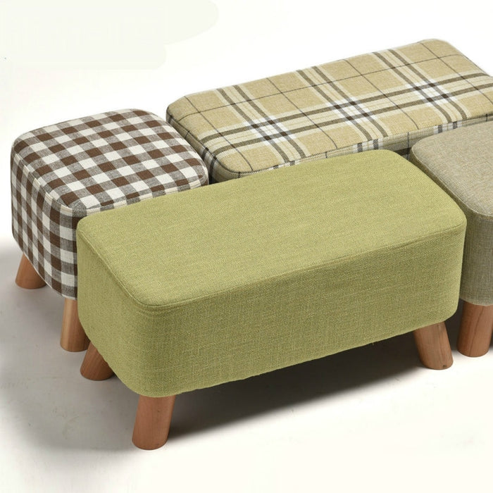 Nordic Style Shoes Bench Simple Modern Fashion Cloth Sofa Stool Fabric Shoes Bench Sofa Taburete Multifunction Ottoman Pouf