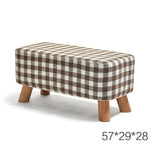Nordic Style Shoes Bench Simple Modern Fashion Cloth Sofa Stool Fabric Shoes Bench Sofa Taburete Multifunction Ottoman Pouf