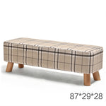 Nordic Style Shoes Bench Simple Modern Fashion Cloth Sofa Stool Fabric Shoes Bench Sofa Taburete Multifunction Ottoman Pouf