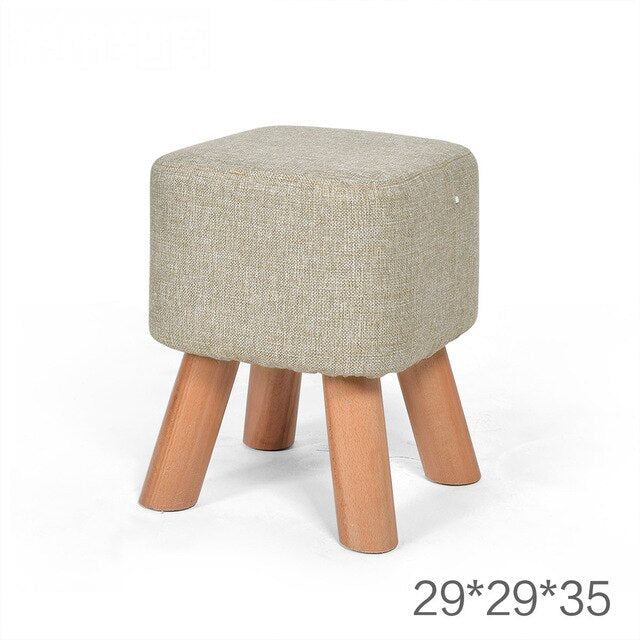 Nordic Style Shoes Bench Simple Modern Fashion Cloth Sofa Stool Fabric Shoes Bench Sofa Taburete Multifunction Ottoman Pouf