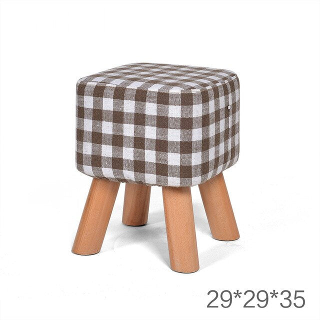 Nordic Style Shoes Bench Simple Modern Fashion Cloth Sofa Stool Fabric Shoes Bench Sofa Taburete Multifunction Ottoman Pouf