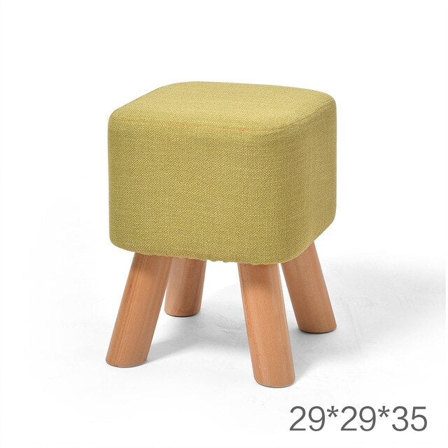 Nordic Style Shoes Bench Simple Modern Fashion Cloth Sofa Stool Fabric Shoes Bench Sofa Taburete Multifunction Ottoman Pouf