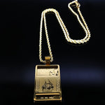 2020 The Virgin Mary Stainless Steel Long Necklace Men Jewerly Gold Color Choker Necklace Hip Hop Jewelry collares hombre N17850