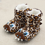 Hot Selling Kids Girls Boys Floor Slippers Cute Animal Soft Warm Plush Lining Non-Slip House Shoes Winter Boot Socks 2-7Year Old
