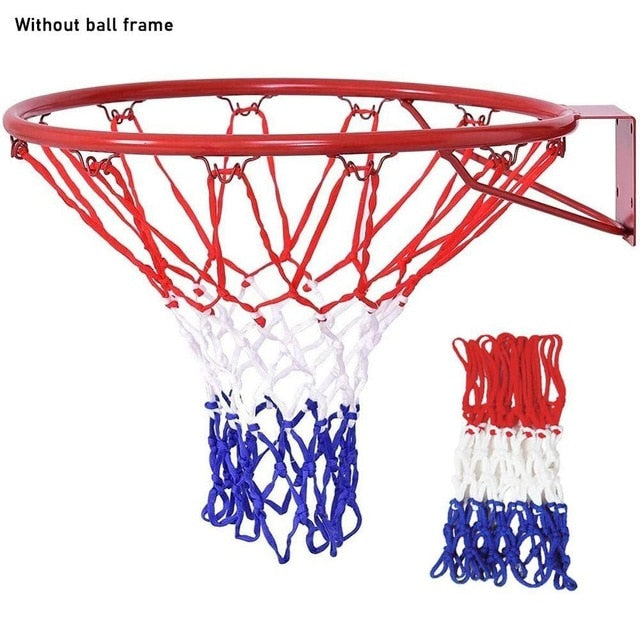 6 Mm Basketball Rim Mesh Net Durable Basketball Net Net Mesh Standard Goal Nylon Hoop Rims Duty Rim Fits Heavy Basketball Q4N0