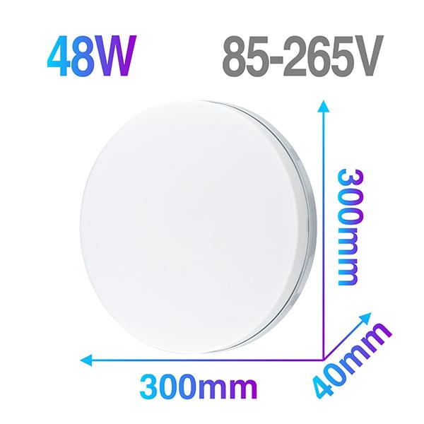 LED Ceiling Panel Light Ultrathin Lamp Square Round 6W 9W 18W 24W 36W 48W 85-265V LED Mounted Modern Down Lighting For Home Deco