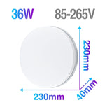 LED Ceiling Panel Light Ultrathin Lamp Square Round 6W 9W 18W 24W 36W 48W 85-265V LED Mounted Modern Down Lighting For Home Deco