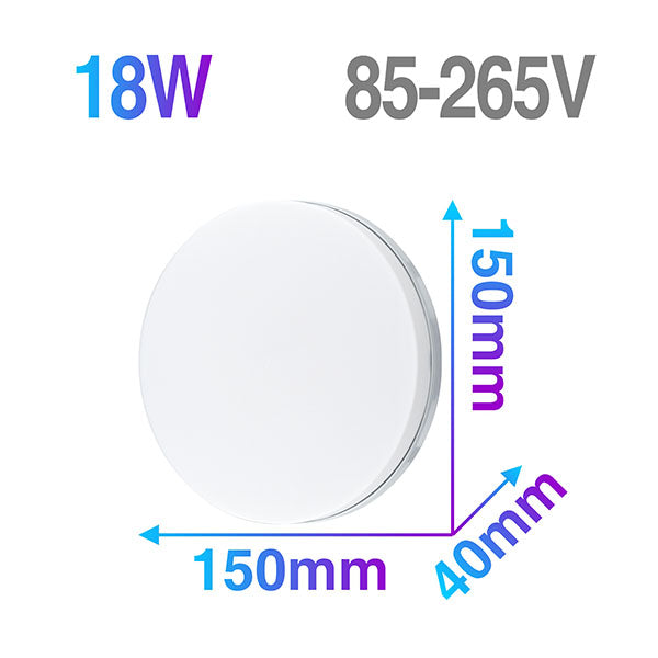 LED Ceiling Panel Light Ultrathin Lamp Square Round 6W 9W 18W 24W 36W 48W 85-265V LED Mounted Modern Down Lighting For Home Deco