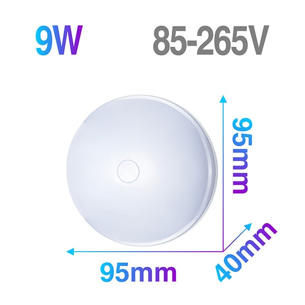 LED Ceiling Panel Light Ultrathin Lamp Square Round 6W 9W 18W 24W 36W 48W 85-265V LED Mounted Modern Down Lighting For Home Deco