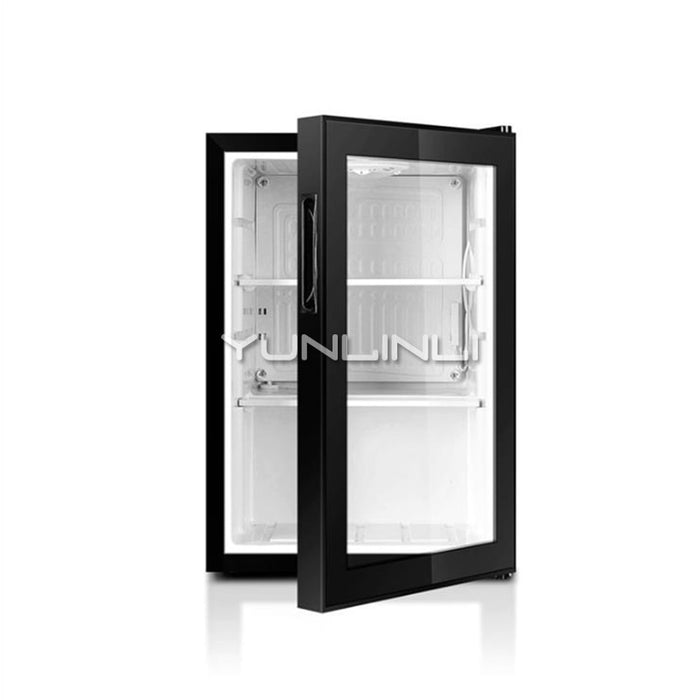 Household Refrigerator Freezer Food Sample Cabinet 62L Single Door Refrigerator Small Storage Cabinet Household LC-62/HC