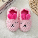 2019 Winter Cute Penguin Kids Slippers Comfortable Baby Warm Cotton Shoes Boys And Girls House Indoor Animal Plush Slippers