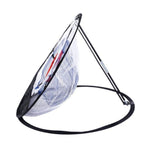 Indoor Outdoor Chipping Pitching Cages Mats Practice Easy Net Golf Training Aids Metal + Net