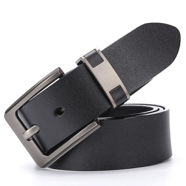 DINISITON Cow Genuine Leather Belts For men Luxury Men's Belt Leather Belt Alloy Buckle Casual Male Vintage Strap ceinture homme