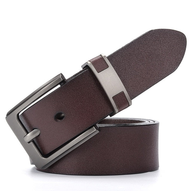 DINISITON Cow Genuine Leather Belts For men Luxury Men's Belt Leather Belt Alloy Buckle Casual Male Vintage Strap ceinture homme
