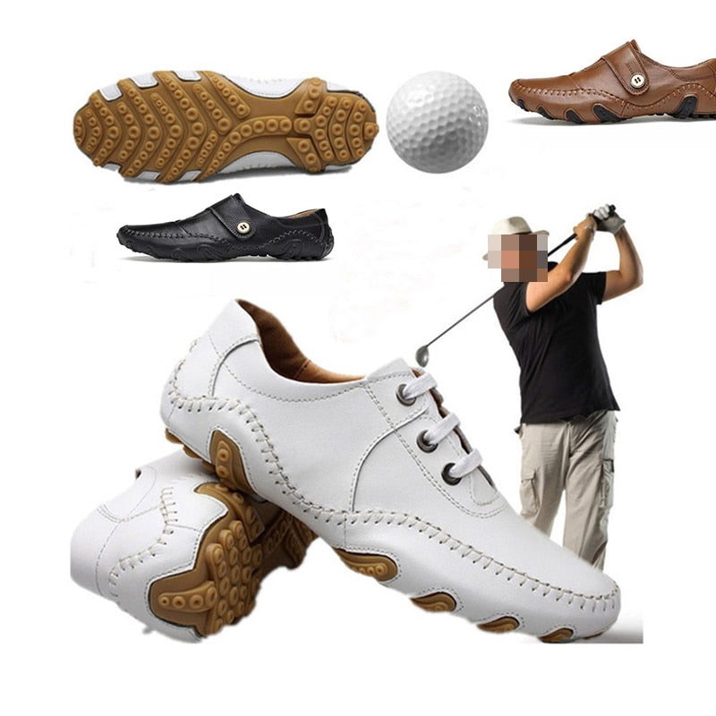 Genuine golf shoes men's wear-resistant men's sports shoes breathable shoes golf shoes large size 47