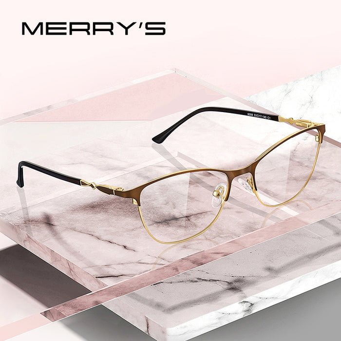 MERRYS DESIGN Women Fashion Trending Cat Eye Glasses Full Frame Ladies Myopia Eyewear Prescription Optical Eyeglasses S2108