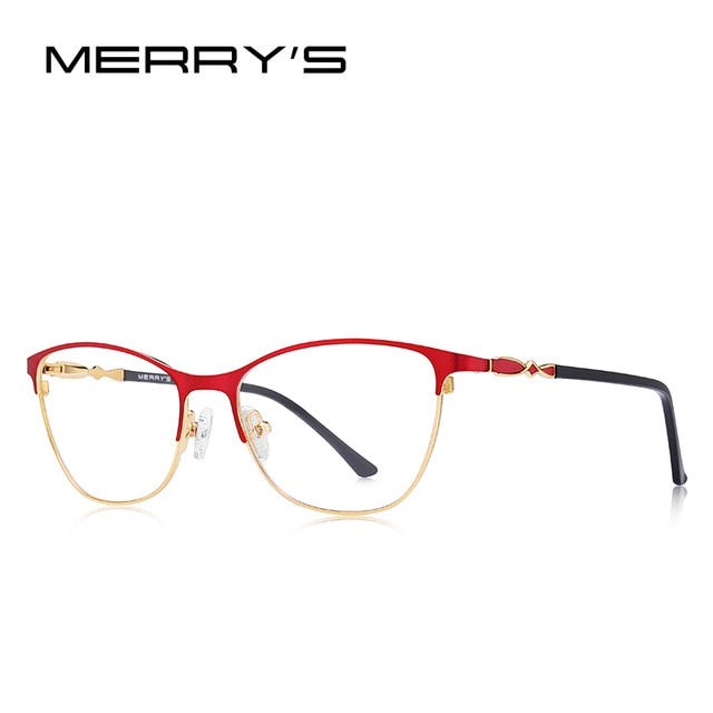 MERRYS DESIGN Women Fashion Trending Cat Eye Glasses Full Frame Ladies Myopia Eyewear Prescription Optical Eyeglasses S2108