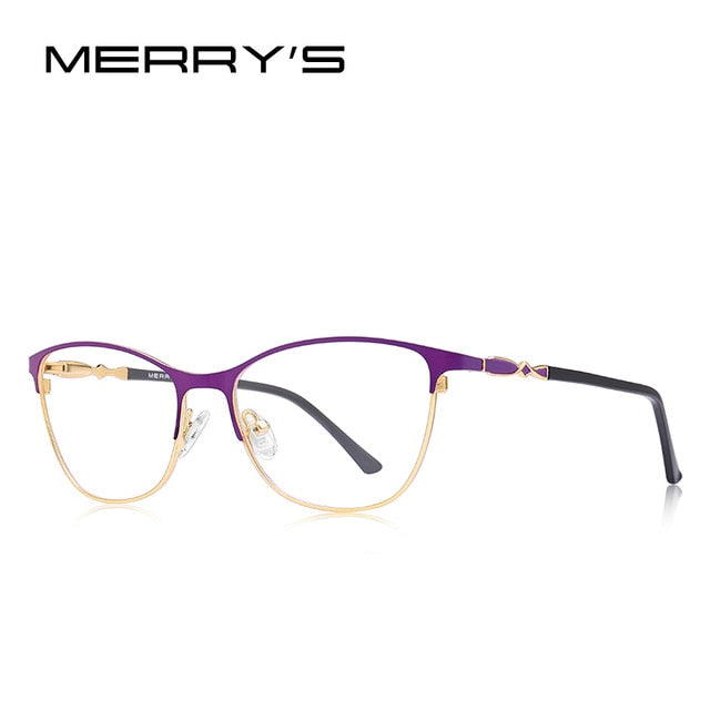 MERRYS DESIGN Women Fashion Trending Cat Eye Glasses Full Frame Ladies Myopia Eyewear Prescription Optical Eyeglasses S2108