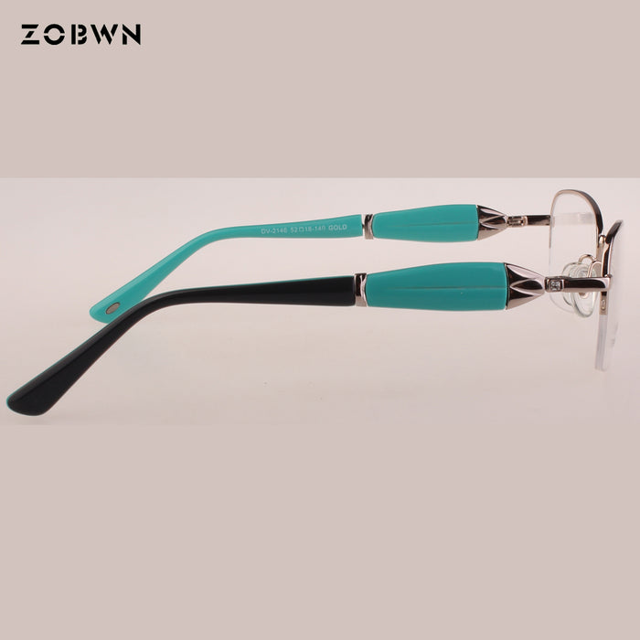 Ladies glasses women eyeglasses girl frame Borboleta Lunettes oculos de grau feminino decration foot can Rotated fashion design