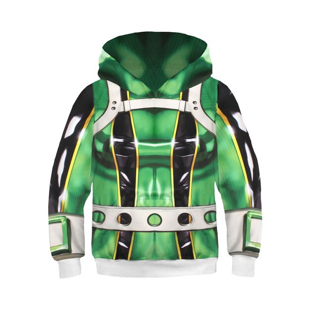 Kids My Hero Academia Hoodie Boy Girl Boku No Hero Academia All Might Cosplay Costume Sweatshirt School Uniform Jackets