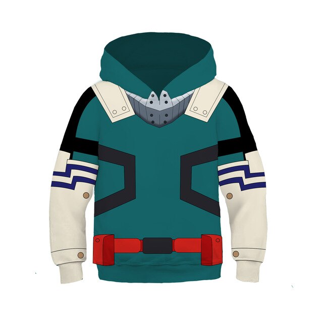 Kids My Hero Academia Hoodie Boy Girl Boku No Hero Academia All Might Cosplay Costume Sweatshirt School Uniform Jackets