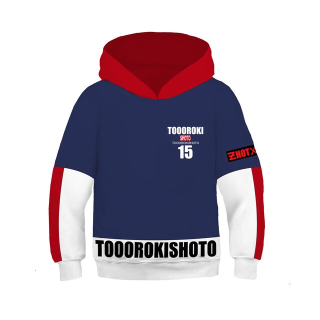Kids My Hero Academia Hoodie Boy Girl Boku No Hero Academia All Might Cosplay Costume Sweatshirt School Uniform Jackets
